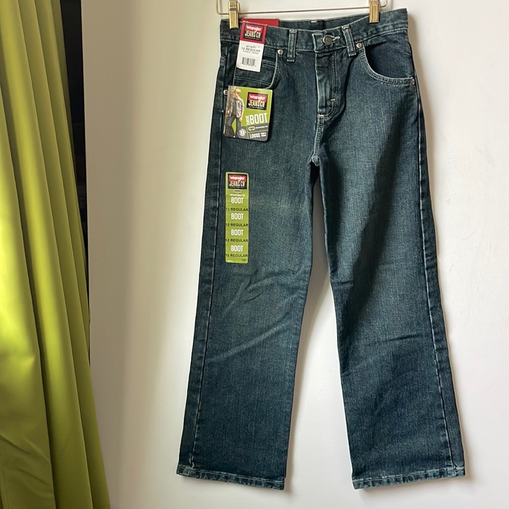 Wrangler Jeans Co. Adjustable Waist Classic Boot Cut Jeans. | 12 Regular